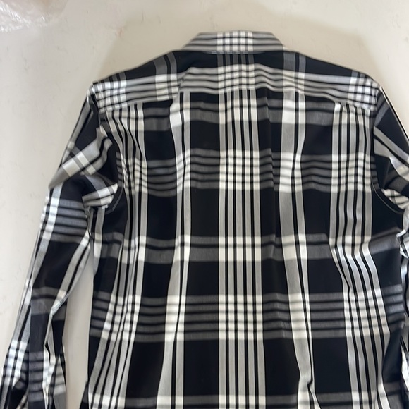 Banana Republic Button Down | black, white, gray checkered - Picture 4 of 4